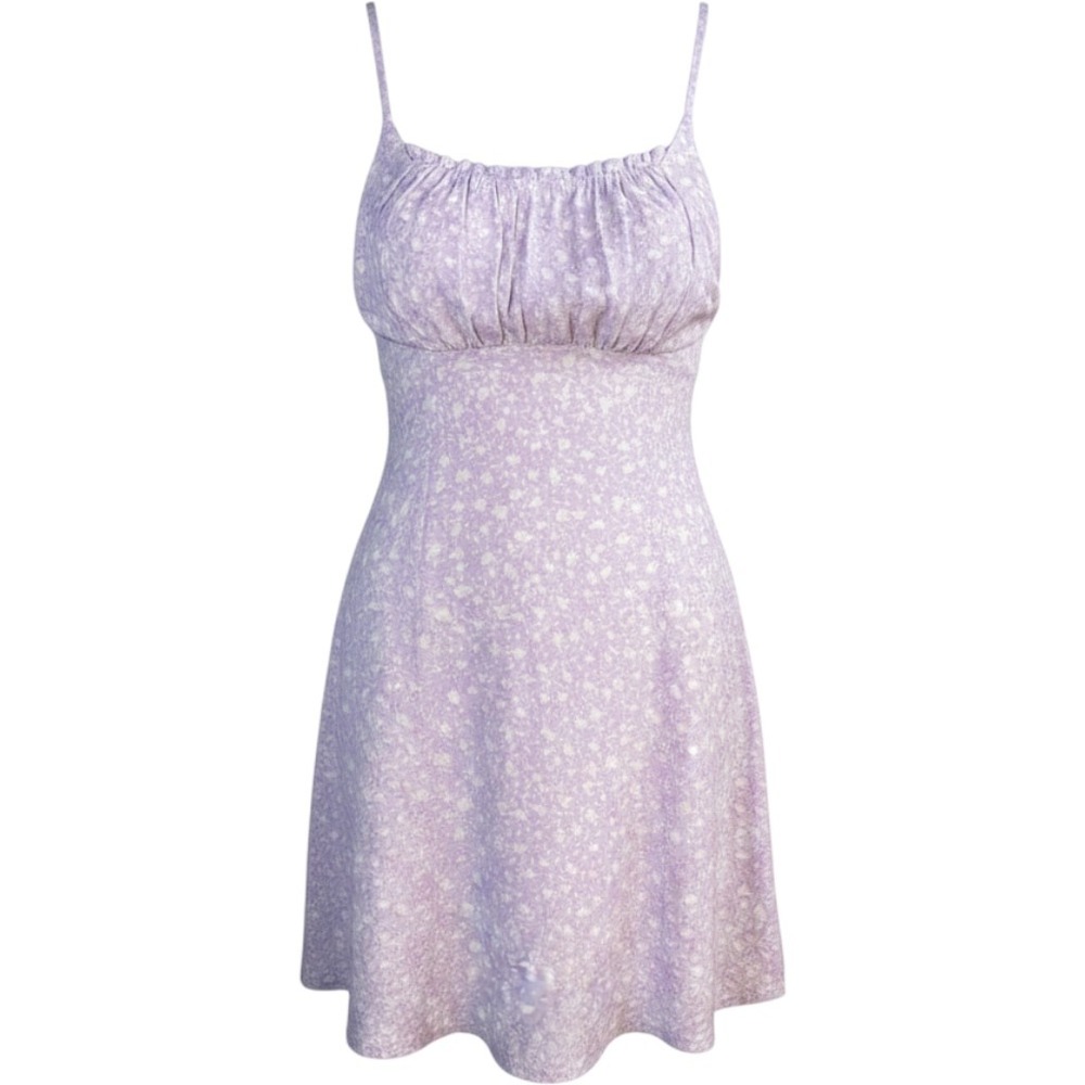 Wild Fable Mini Dress Women XXS Purple Floral Coquette Fairycore Y2k Romantic
